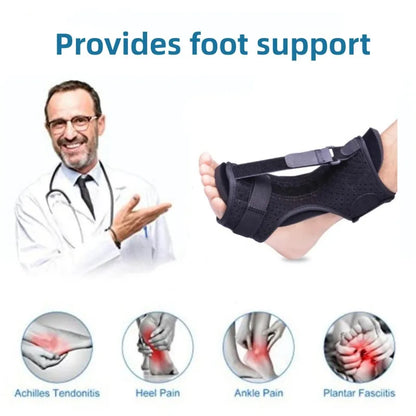 Adjustable Ankle Brace For Plantar Fasciitis Night Splint To Relieve Foot Drop Arch Pain 2