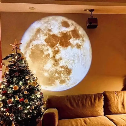 USB Moon  Earth Projection Lamp  Atmospheric Ceiling Light For Bedrooms Parties  Relaxation 5