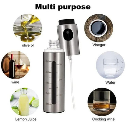 Stainless Steel Olive Oil Spray Bottle With Scale 4