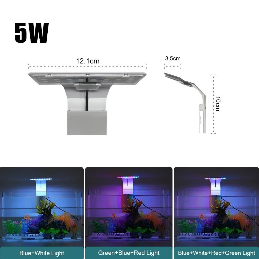 Super Slim LED Aquarium Light With ClipOn Design 8