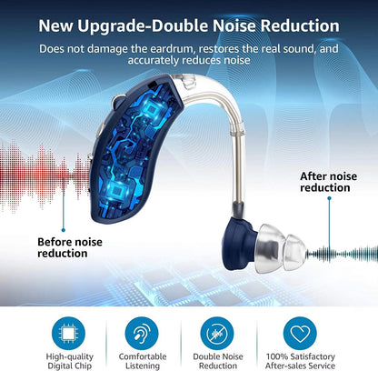 Mini Rechargeable Hearing Aids  Adjustable Tone Digital Sound Amplifier For Elderly  Hearing Suppor 3