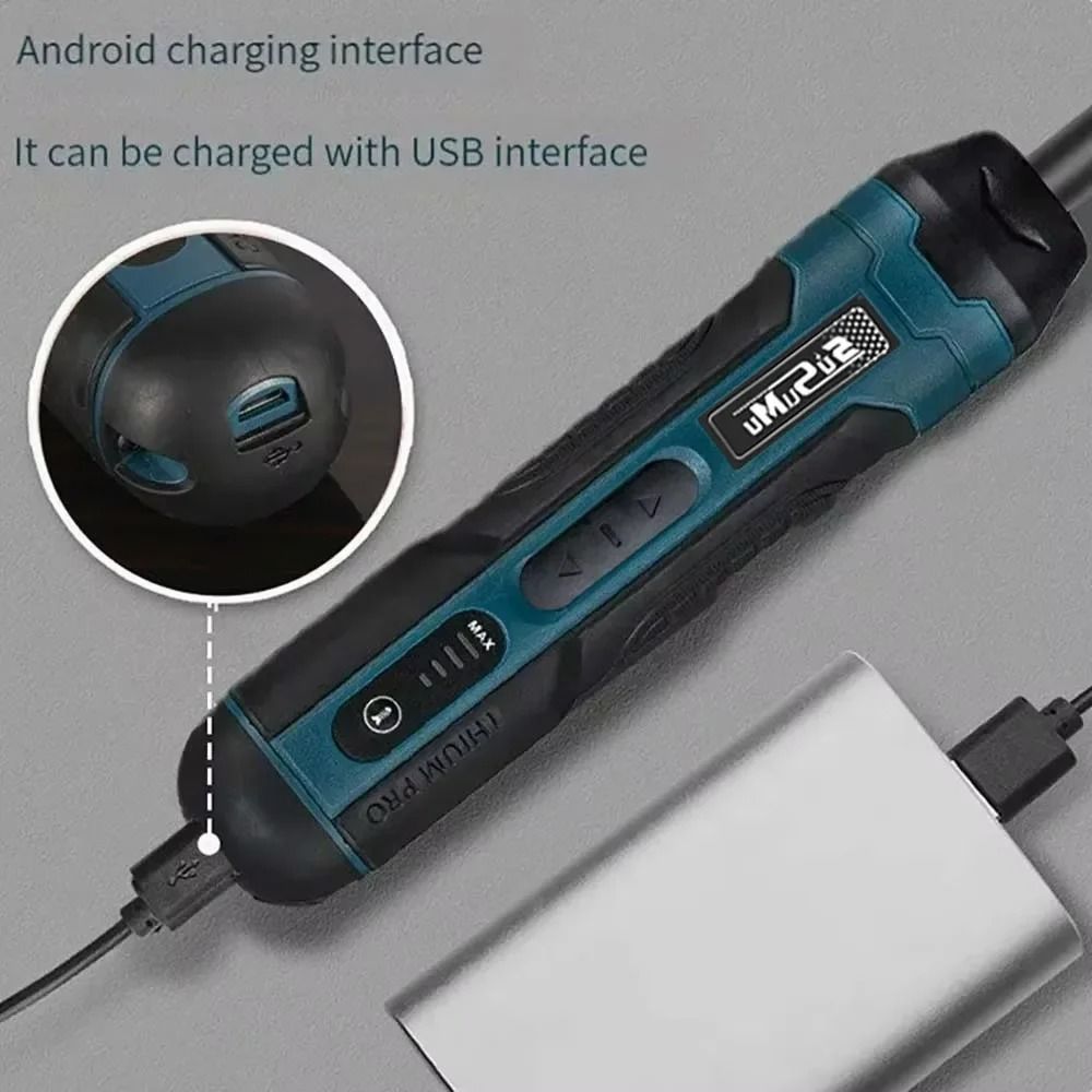 Mini Electric Screwdriver Set USB Rechargeable 2