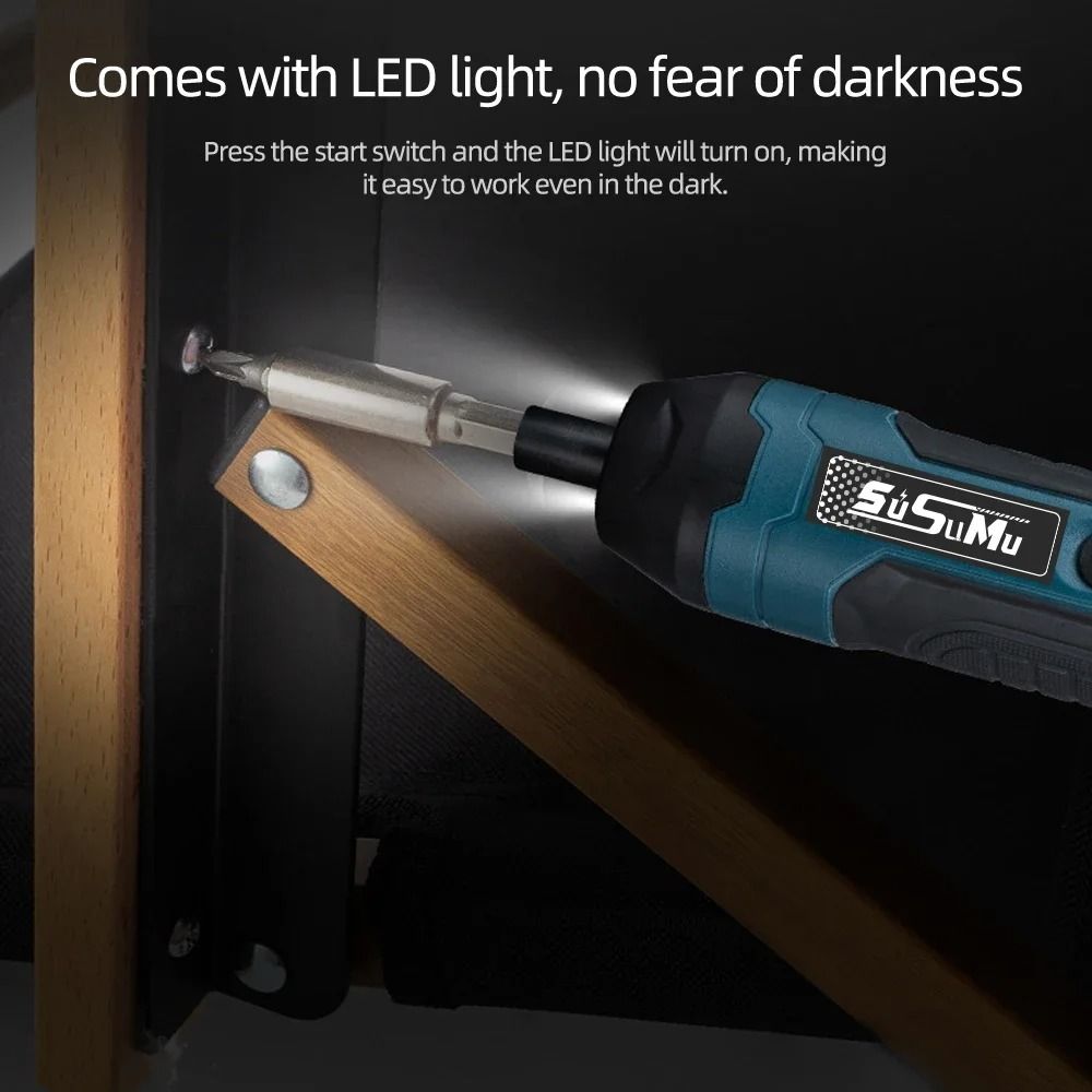 Mini Electric Screwdriver Set USB Rechargeable 4