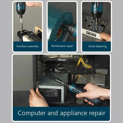 Mini Electric Screwdriver Set USB Rechargeable 6