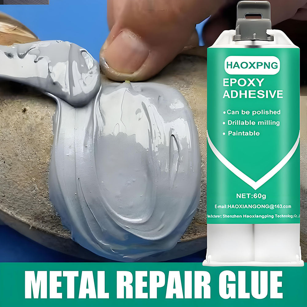 Epoxy Resin Adhesive, Metal Repair Agent for Steel Copper Aluminum, Stone Ceramic, Crack Welding AB Glue
