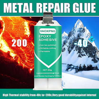 Epoxy Resin Adhesive, Metal Repair Agent for Steel Copper Aluminum, Stone Ceramic, Crack Welding AB Glue