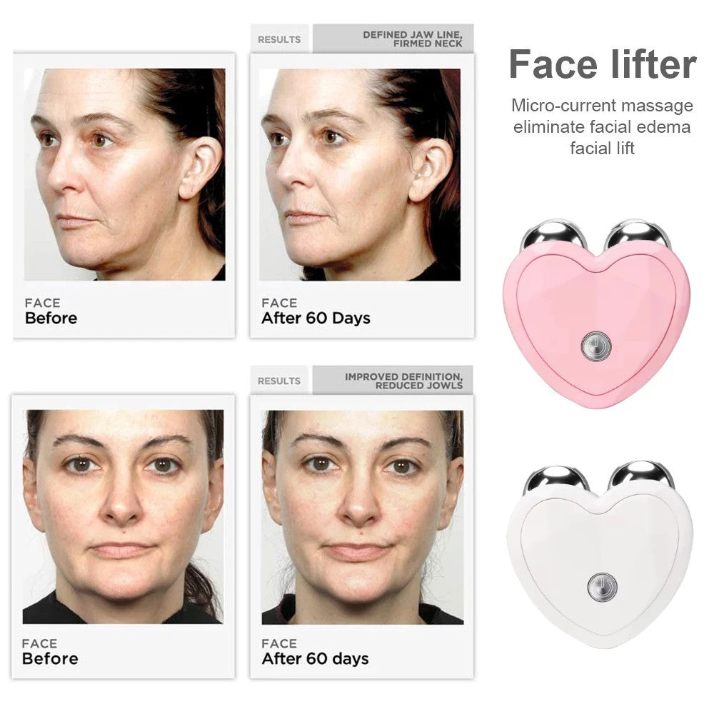 Microcurrent Face Lifting Machine, Facial Massager, Beauty Charging Anti Wrinkle Roller