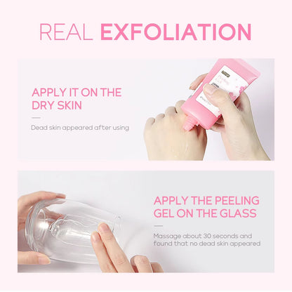 Sakura Deep Cleansing Exfoliating Gel  Brightening Moisturizing Facial Scrub For Smooth  Radiant Sk 3