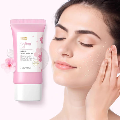 Sakura Deep Cleansing Exfoliating Gel  Brightening Moisturizing Facial Scrub For Smooth  Radiant Sk 4