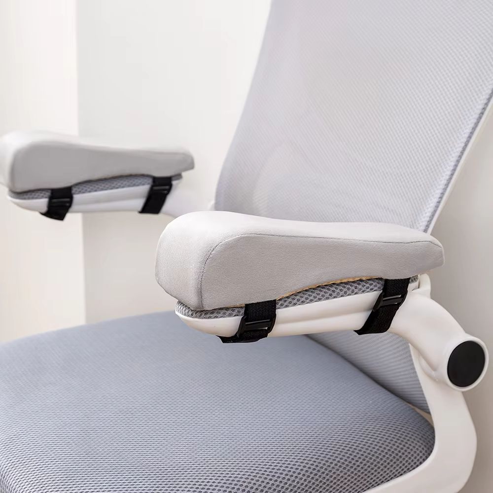 Foam Chair Armrest Pads  Cushioned Elbow Support Pillows For Office Chairs  Armrest Relief 2