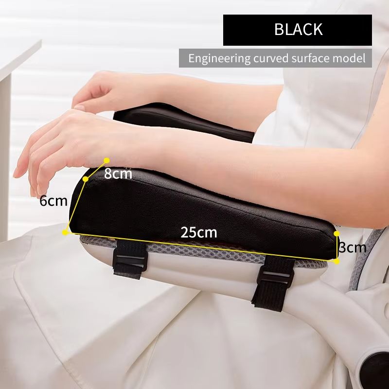 Foam Chair Armrest Pads  Cushioned Elbow Support Pillows For Office Chairs  Armrest Relief 8
