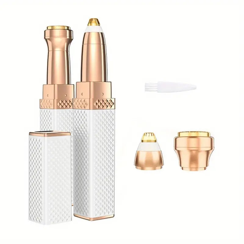 LED Light 2in1 Eyebrow Razor 1pc Rechargeable Hair Shaver To Remove Facial Hair Eyebrows Lips 5