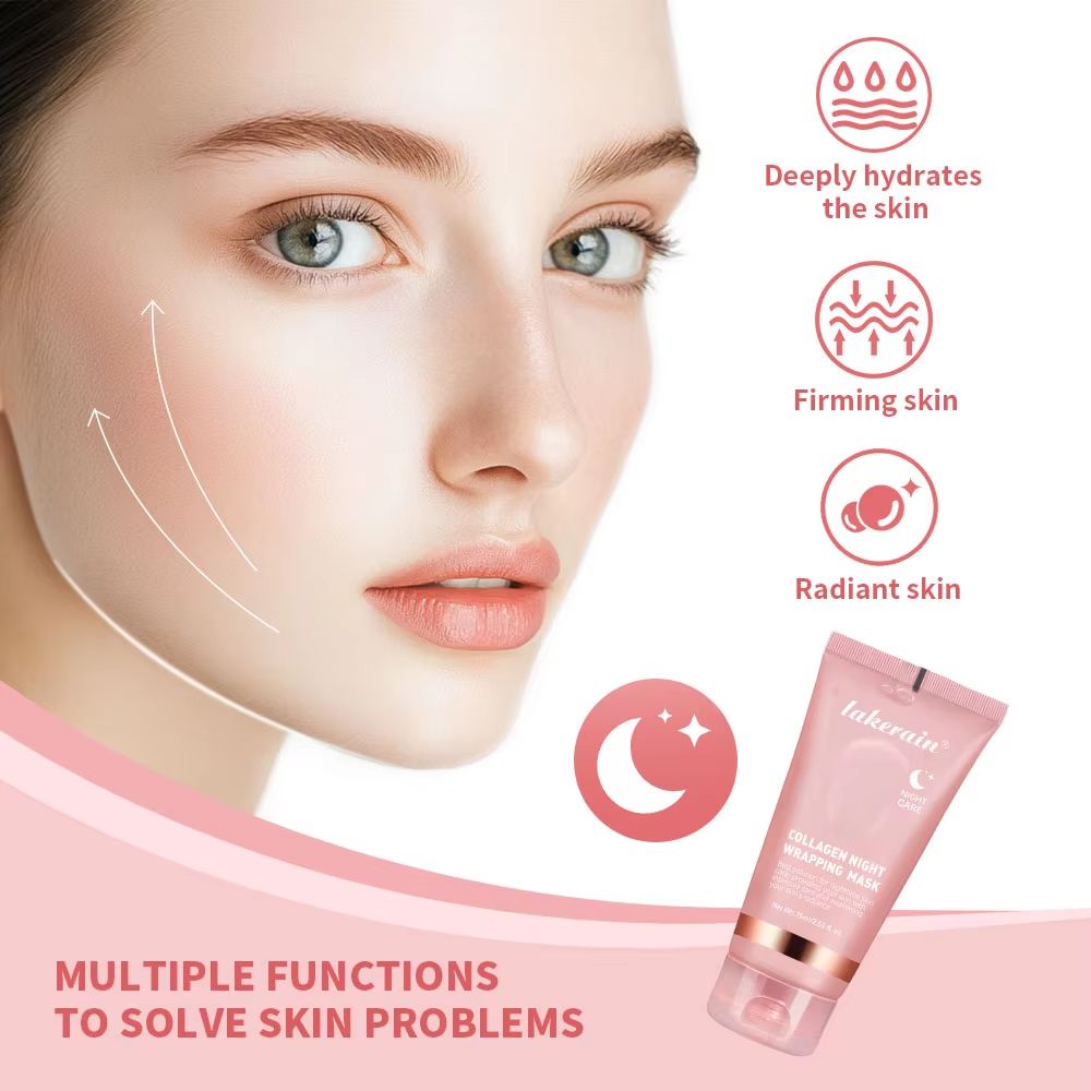 Collagen Jelly Cream  Hydrolyzed Collagen Facial Mask For Overnight Hydration Firming  Moisturizing 2