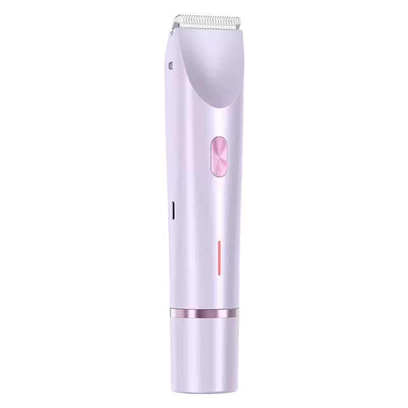 Women Mustache Epilator & Electric Razor, Painless Shaver for Leg Bikini Body, Facial Hair Trimmer