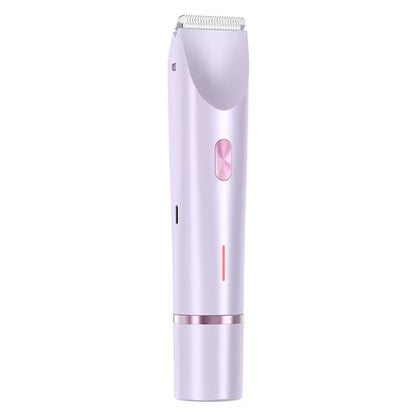 Women Mustache Epilator & Electric Razor, Painless Shaver for Leg Bikini Body, Facial Hair Trimmer
