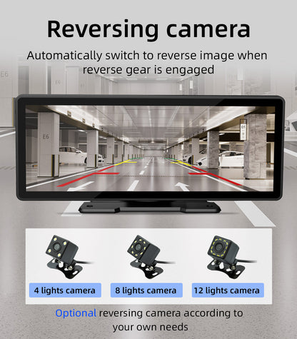 Portable Wireless CarPlay Screen Android Auto With HD Rear Reversing Camera Car Radio DVR MP5 Multi 1