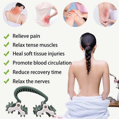 Muscle Fascia Roller Massage Tool AntiCellulite Myofascial Release Roller 1