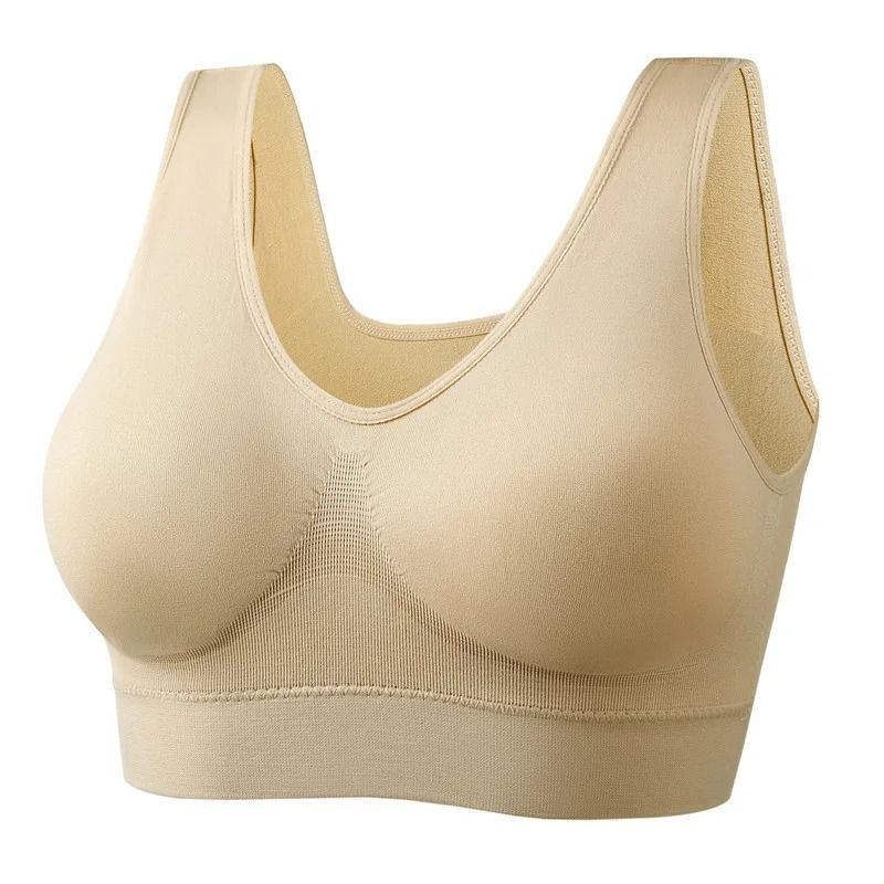 Seamless Plus Size Bralette Wire Free Breathable Comfort Bra 9
