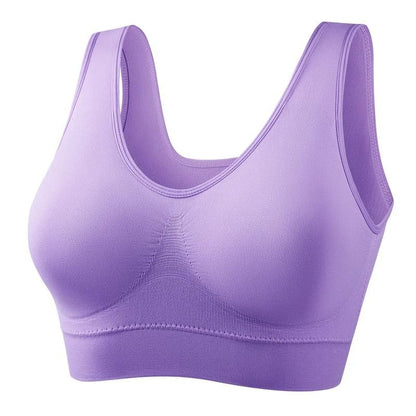 Seamless Plus Size Bralette Wire Free Breathable Comfort Bra 10