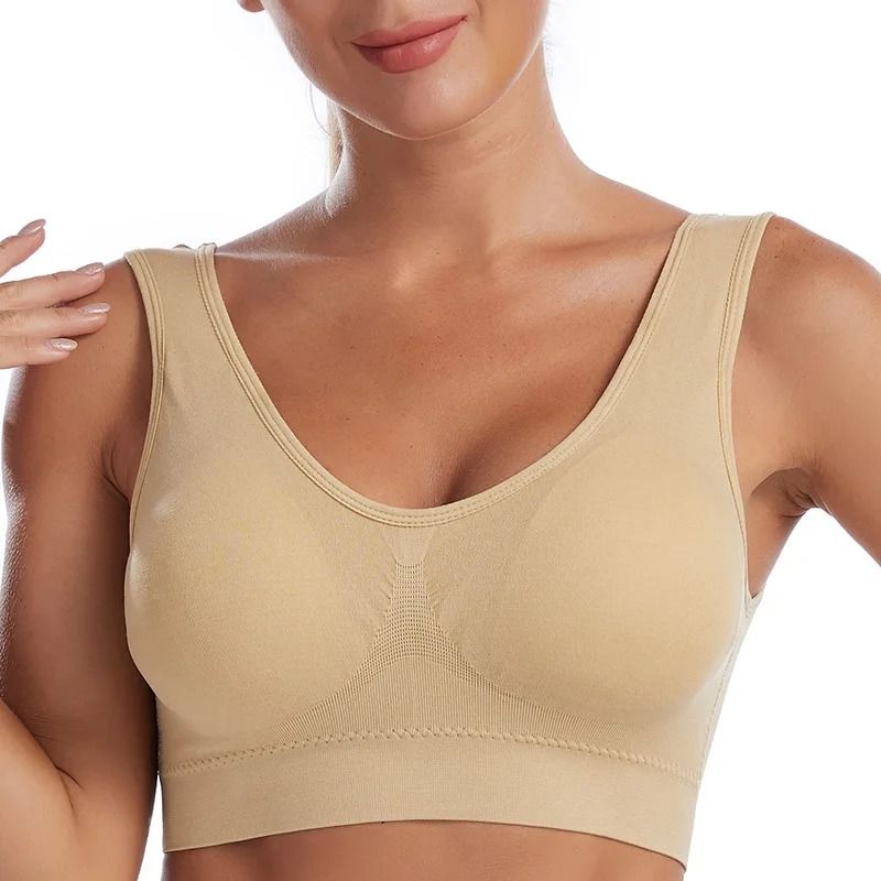 Seamless Plus Size Bralette Wire Free Breathable Comfort Bra 4