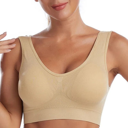 Seamless Plus Size Bralette Wire Free Breathable Comfort Bra 4