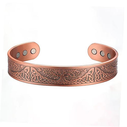 Magnetic Copper Energy Bracelet  Vintage European Style Wellness Jewelry 5
