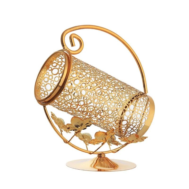Elegant Iron Art Wine Rack Single Bottle Holder For Home And Bar Decor 3
