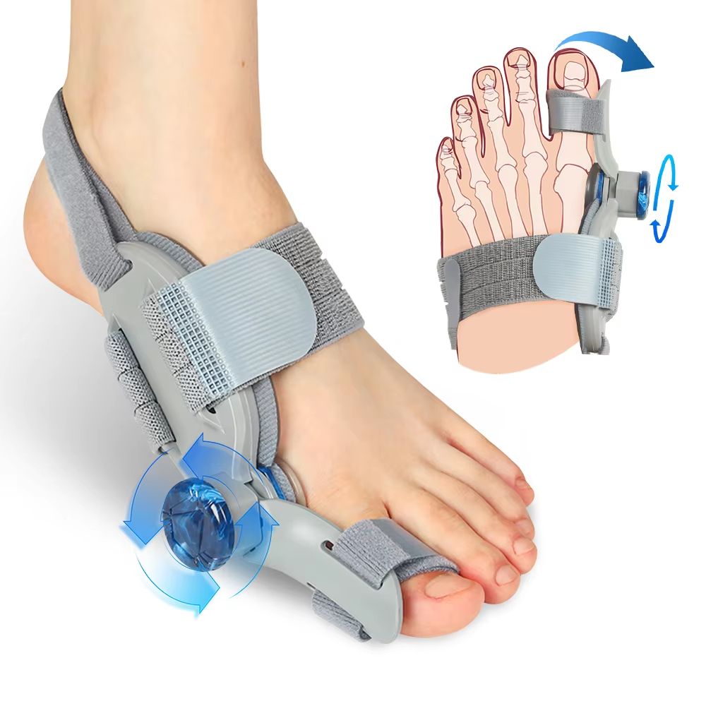 Adjustable Bunion Corrector Toe Separator – Unisex Hallux Valgus Straightener for Pain Relief and Alignment