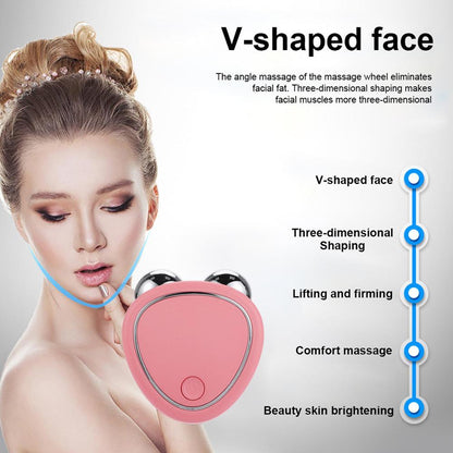 Microcurrent Facial Device Roller EMS Face Lift Massager Machine Rejuvenation  Skin Tightening Tool 5
