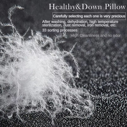 Luxury Goose Down Pillow  95 Fill With Soft Cotton Cover For HotelQuality Sleep 2