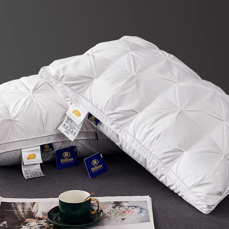 Luxury Goose Down Pillow  95 Fill With Soft Cotton Cover For HotelQuality Sleep 5