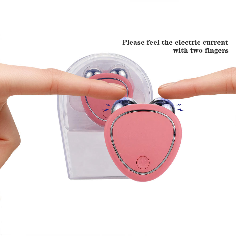 EMS Face Lifting Machine, Microcurrent Roller Skin Tightening, Rejuvenation Beauty Charging Facial Anti Wrinkle