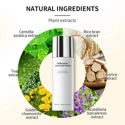 Milk Glow Brightening Toner  Hydrating Skincare To Relieve Dry Tired Skin 4