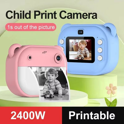 Kids Instant Print Camera  Digital Thermal Printing Camera With 32GB Card 1