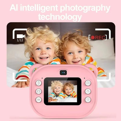 Kids Instant Print Camera  Digital Thermal Printing Camera With 32GB Card 3