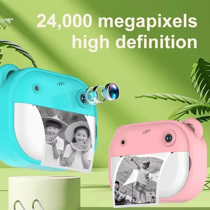 Kids Instant Print Camera  Digital Thermal Printing Camera With 32GB Card 5