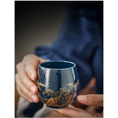 Japanese Style Ceramic Tea Cup 180ml 3