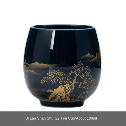 Japanese Style Ceramic Tea Cup 180ml 7