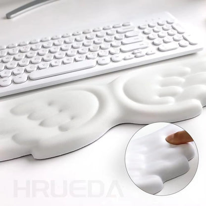 Angel Wing Memory Foam Wrist Rest Set  Ergonomic Keyboard And Mouse Pad Support 3