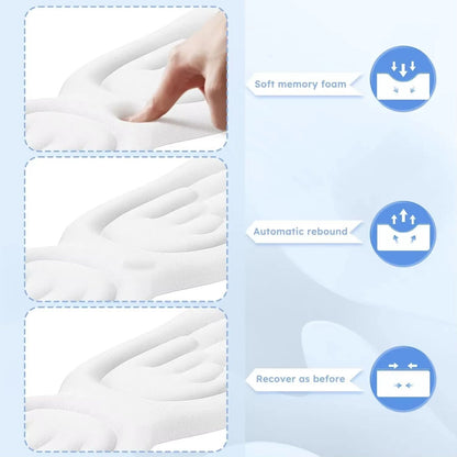 Angel Wing Memory Foam Wrist Rest Set  Ergonomic Keyboard And Mouse Pad Support 5