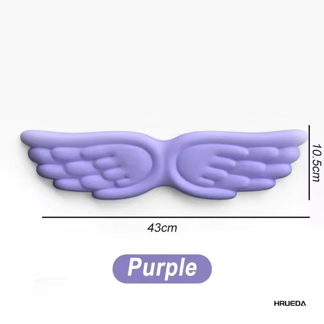 Angel Wing Memory Foam Wrist Rest Set  Ergonomic Keyboard And Mouse Pad Support 17