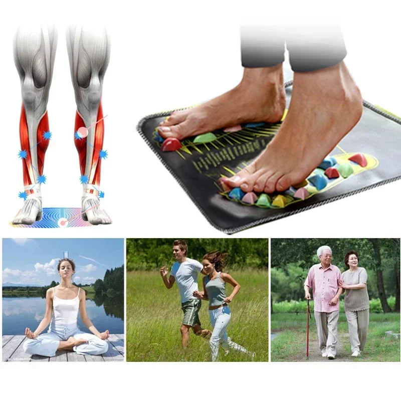 Acupressure Foot Therapy Pad, Massage Mat for Reflexology, Pain & Stress Relief