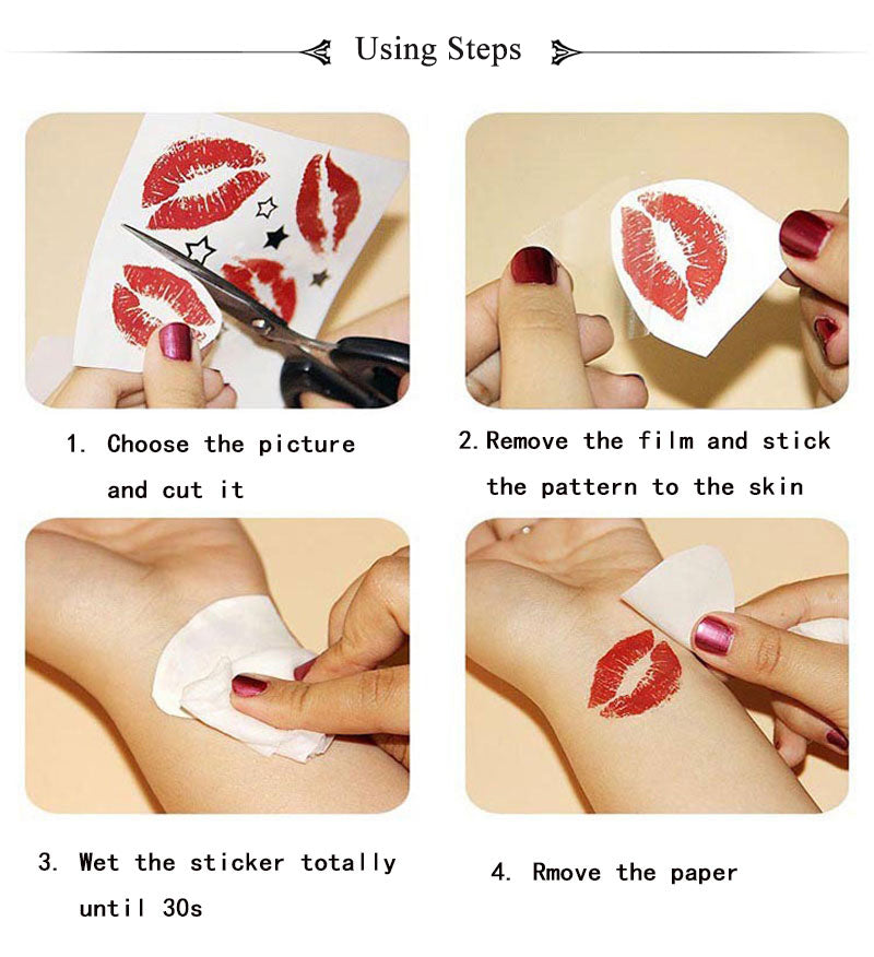 Brown Henna Tattoo Stickers Flower Hand And Foot Temporary Tattoos Fake Tattoo For Women Wedding An 4