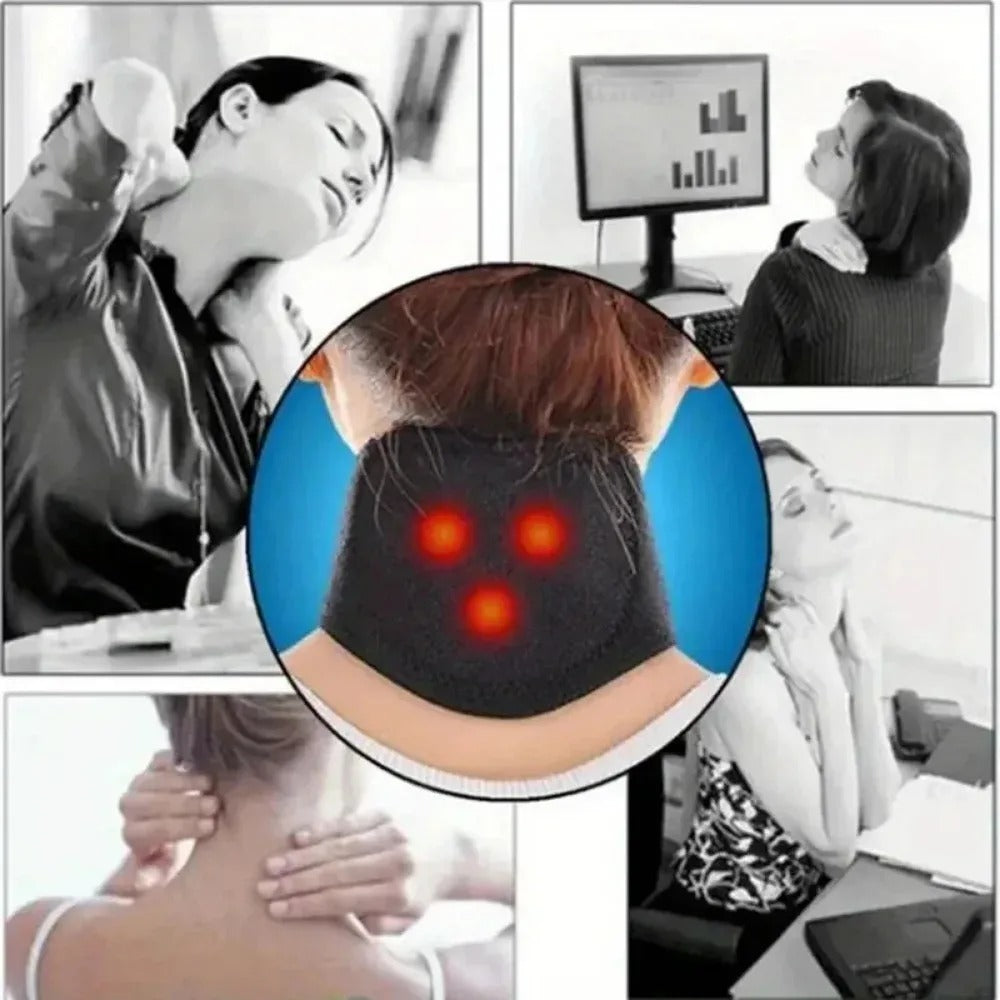 Portable Cervical Pillow Heating Neck Medium Soft Spontaneous Heat Therapy For Tingling Or Pain 3