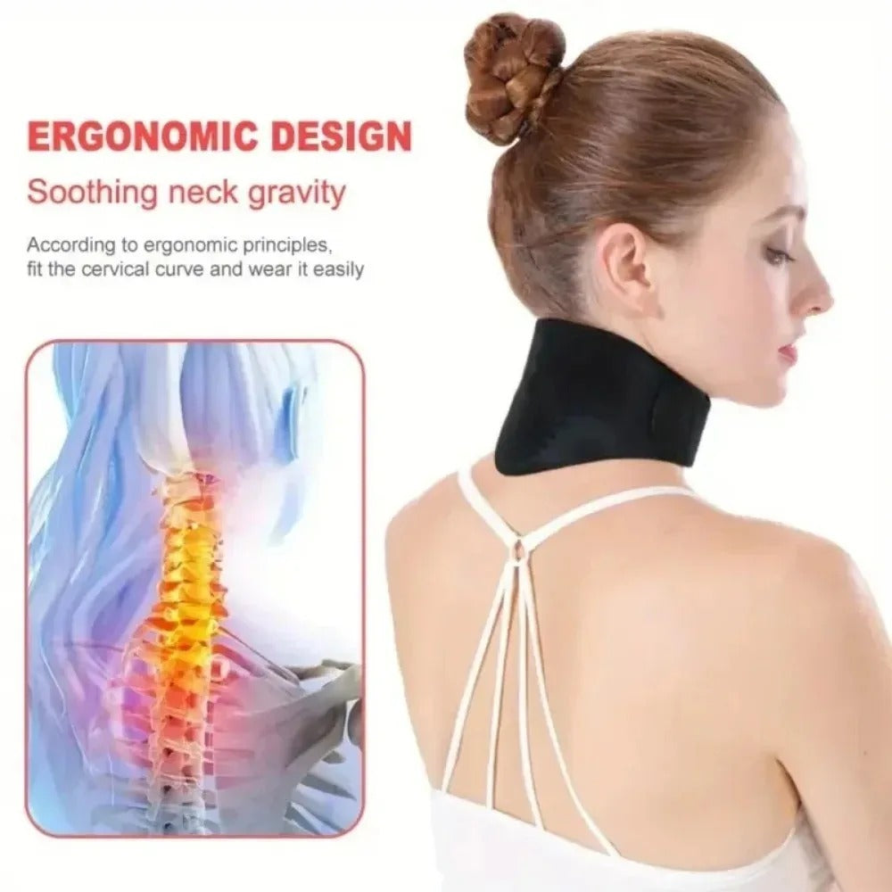 Portable Cervical Pillow Heating Neck Medium Soft Spontaneous Heat Therapy For Tingling Or Pain 4
