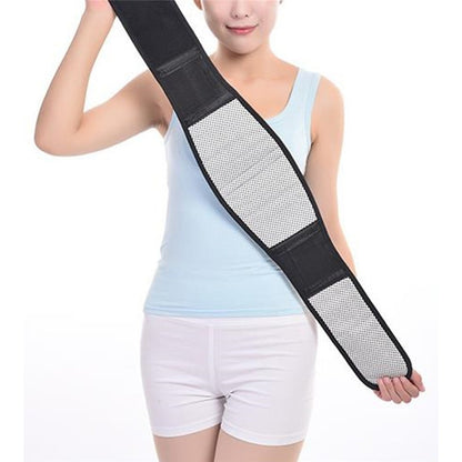 Back Support Lumbar Brace Adjustable SelfHeating Waist Belt Massage Band Health Care 2