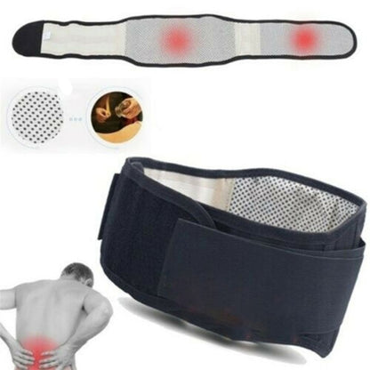 Back Support Lumbar Brace Adjustable SelfHeating Waist Belt Massage Band Health Care 3