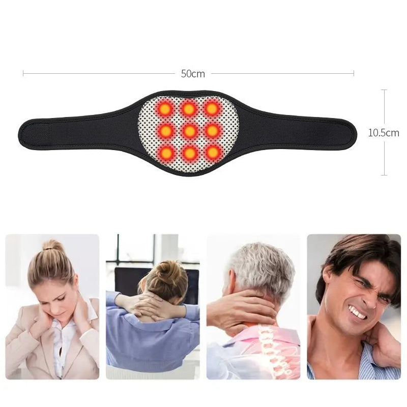 Magnetic SelfHeating Neck Support Brace Cervical Massage For Warmth And Relaxation Reusable No Elec 3
