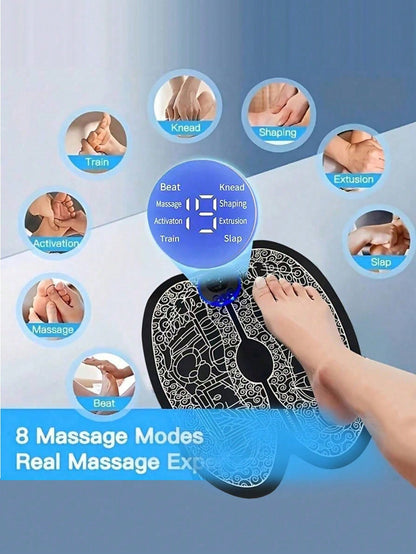 Electric Rechargeable Foot Massager, Improves Circulation, Relaxes Muscles