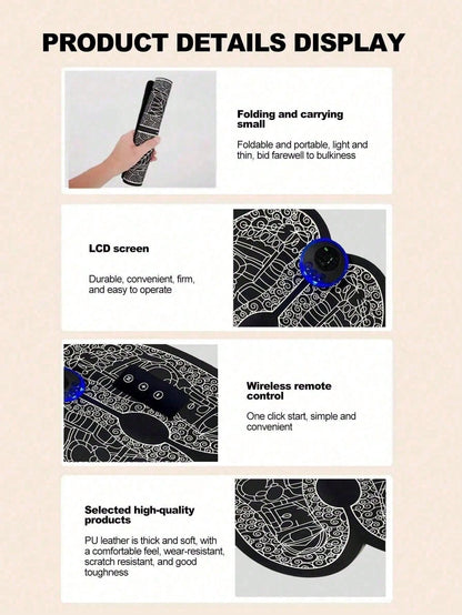 Electric Rechargeable Foot Massager, Improves Circulation, Relaxes Muscles